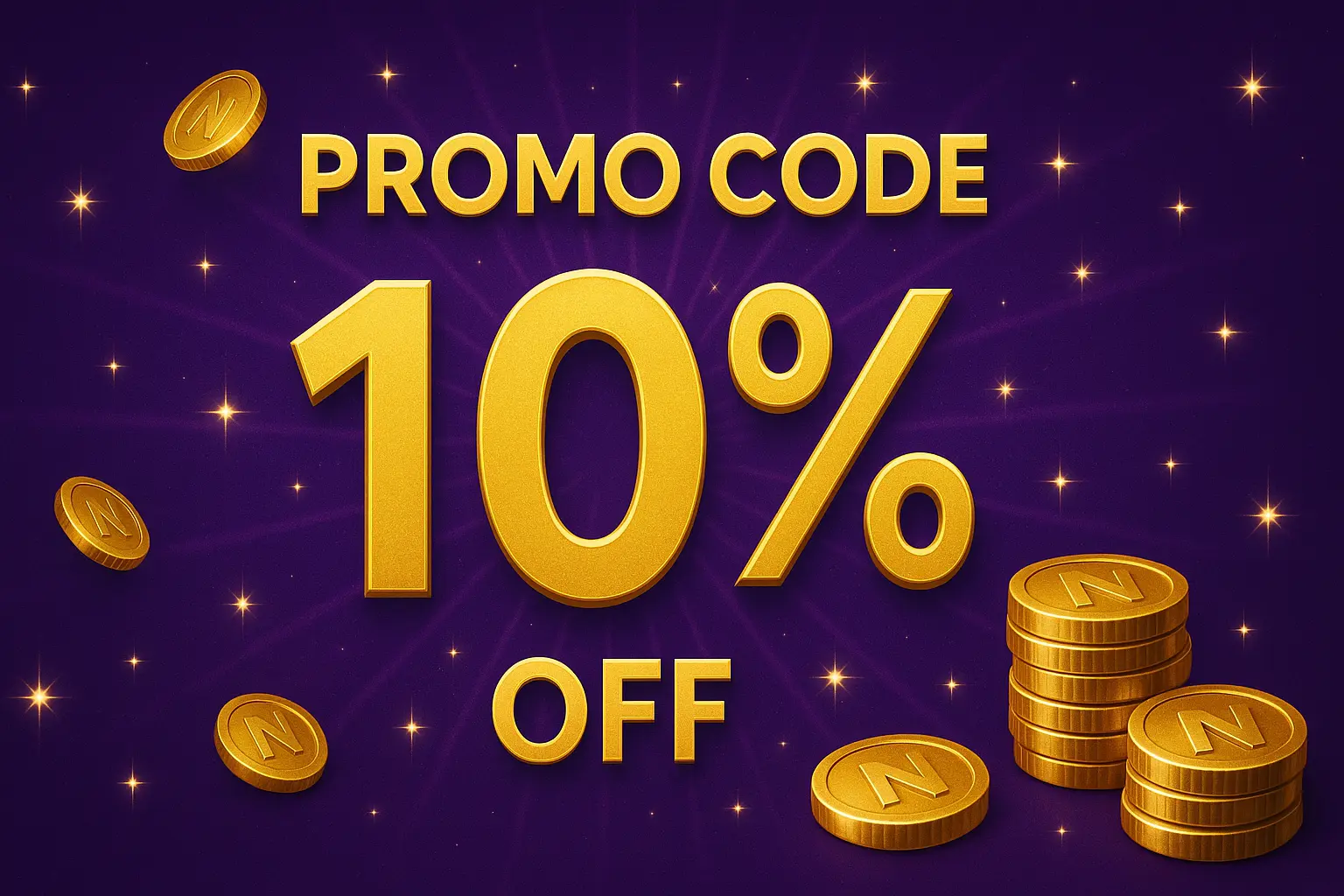 🏷️ Promo code 10%